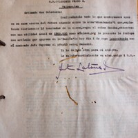 Carta de Arturo Latorre M. a Celedonio Prado sobre el potencial de la mina Abundancia según Infome senador Concha. setiembre 6 de 1927..jpg