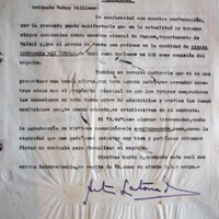 Carta dirigida a Juan Williams de Arturo Latorre M. ofreciendo el mineral de Paposo en arriendo. 10 de mayo de 1927..jpg