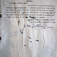 Carta de Arturo Latorre M a Arturo Lois solicitando respuesta a su propuesta de negocio en en el mineral de Paposo. 9 de mayo de 1927..jpg