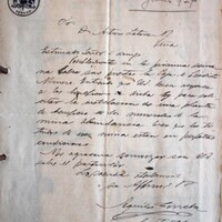 Carta de Aquiles Concha a Arturo Latorre M. sobre créditos de la Caja de crédito minero para la instalación de Planta de beneficio de los minerales de Abundancia. 5 de julio de 1927.jpg